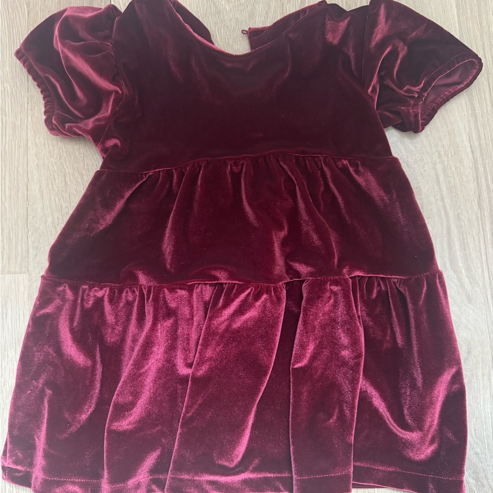 Zara Velvet Maroon Dress